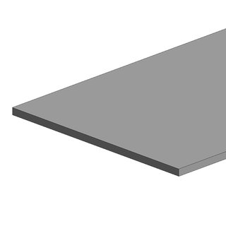 K & S 960259 Kupferplatte, 101,6 x 254mm, 0.025 inch dick. 3x1st.