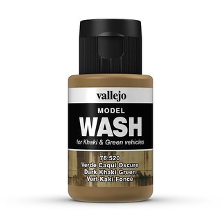 VALLEJO 776520 Wash-Colour, dunkles khakigrn, 35 ml