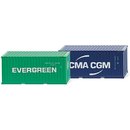 Wiking 001814 Zubehrpackung - 20 Container, Evergreen...