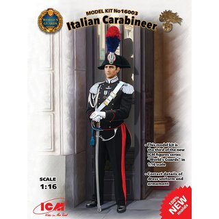 ICM 416003 1/16 World Guards: Italienische Knigliche Karabiniere Mastab: 1/16