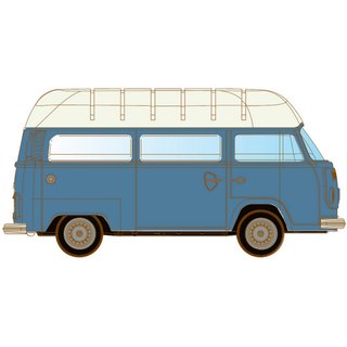 Minis LC3886 VW Bus T2 blau Transporter Ho Spur N