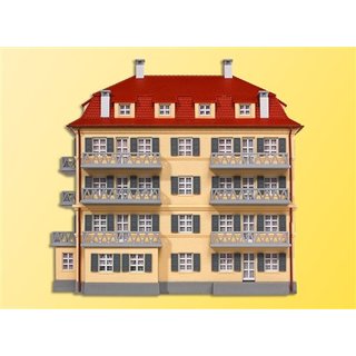 KIBRI 37165 N Mehrfamilienhaus mit Balkon Massstab: N
