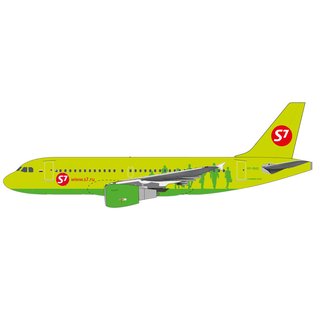 *Herpa 611909 Airbus A319 S7 Airlines VP-BHQ Mastab: 1:200
