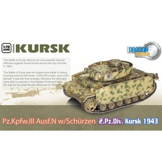 DRAGON 500760614 Mastab: 1:72 Pz.Kpfw.III Ausf.N w/Sch
