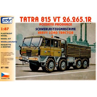 SDV 87190 Bausatz Tatra T-815 VT26 265 8x8 1R Schwerlastzug  Mastab: 1:87