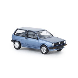 Brekina PCX870003 VW Polo II, metallic blau, Mastab: 1:87