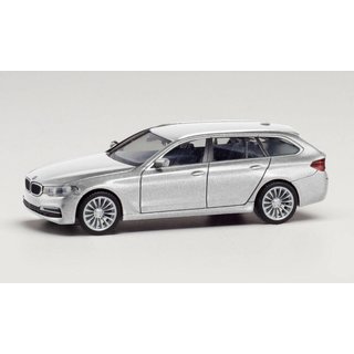 *Herpa 430708-002 BMW 5er Touring, glaciersilber metallic  Mastab 1:87