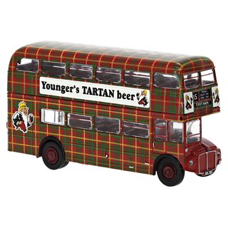 Brekina 61107 AEC Routemaster, 1960, Youngers Tartan Beer  Mastab: 1:87