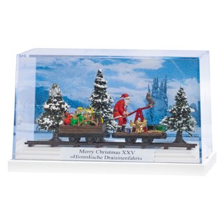 *Busch 7627 Diorama: Merry Christmas XXV, Himmlische Draisinenfahrt  Spur H0