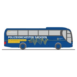 Rietze 65526 MAN Lions Coach, Polizeiorchester Sachsen Mastab: 1:87