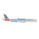 Herpa 537162 Airbus A321 American Airlines, Medal of...