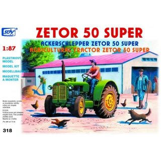*SDV 10318 Bausatz Zetortraktor 50 Super Mastab: 1:87