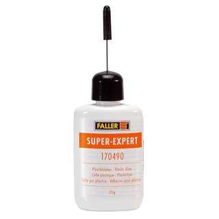 Faller 170490 Super-Expert, Plastikkleber, 25 g Mastab: H0, TT, N, Z