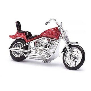 Busch 40153 US Motorrad, rot-metallic  Mastab 1:87