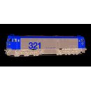 Elektrotrain E3119 Diesellokomotive 321.025 der