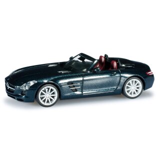 *Herpa 034852 Mercedes Benz SLS AMG Roadster met. Maßstab 1:87