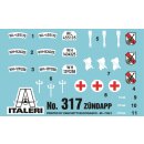 ITALERI 510000317 1:35 Motorrad-Gespann Zündapp KS750