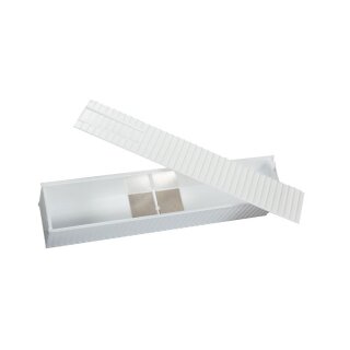 Herpa 053310 Metallplätchen zum Nachrüsten des Containers, Reachstacker, 12 Stück  Maßstab 1:87
