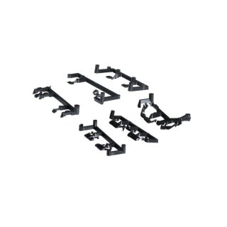 Herpa 053679 LKW Spiegel Volvo 2014 / Mercedes-Benz Actros 2011/ Scania 2013, 5 Satz je Fahrzeugtyp Maßstab 1:87