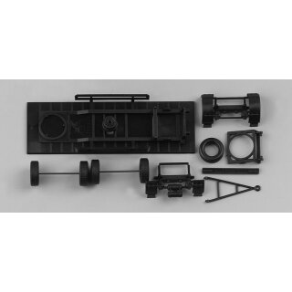 Herpa 081061 Hängerfahrgestell für Festaufbau 2-achs (7,45m)  2 Stück   Massstab 1:87