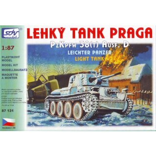 SDV 87131 Bausatz Leichter Panzer Praga Pz.Kpfw 38(t) Ausf.D Maßstab: 1:87
