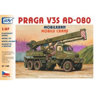 SDV 87148 Praga V3S AD 080 Militärmobilkran  Maßstab 1:87