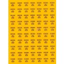 SDV 1016 Decals Kennzeichen (LKW, CZ) Maßstab: 1:87