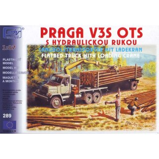 SDV 10289 Bausatz Praga V3S OTS Langholztransporter / Ladekran  Maßstab 1:87