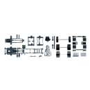 Herpa 084307 TS MB Arocs 3a Fahrgestell  Maßstab 1:87