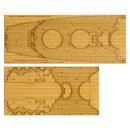 Tamiya 300012645 1:350 WWII Yamato Holz-Deck D