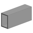 K & S 968268 Messingrohr, Rechteckig,304,8mm lang,...
