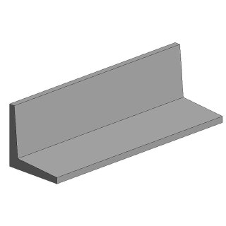K & S 969881 Messing-Winkel, 300mm lang, Wand 0,36mm, 2mm breit, 3/16. 1s