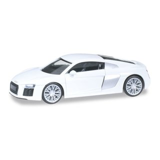 *Herpa 028486 Audi R8 V10 std. ibisweiss  Maßstab 1:87