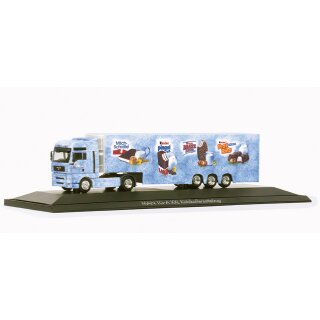 *Herpa 120296 MAN TGA XXL Kühlkoffersattelzug Ferrero  DoSt. Massstab 1:87