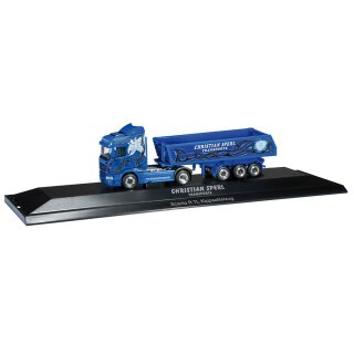 *Herpa 121460 Scania R09 HL Baukipper-Sattelzug Maßstab: 1:87