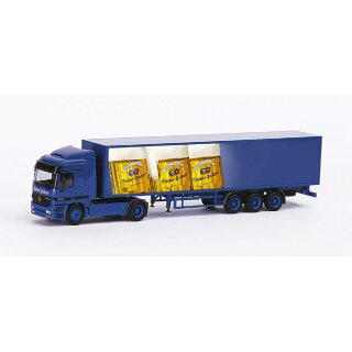 *Herpa 147965 MB Actros L Koffersattelzug, Hacker Pschorr  Maßstab 1:87