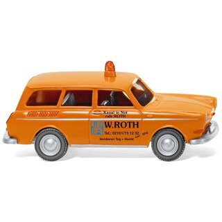 Wiking 004201 VW 1600 Variant-Notdienst, W.Roth  Massstab 1:87