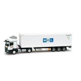 *Herpa 159241 Mercedes Benz A L08 Containersattelzug Maßstab: 1:87