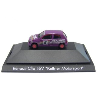 *Herpa 181396 Renault Clio 16V Kettner Maßstab: 1:87