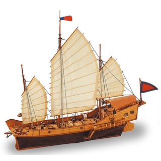 ARTESANIA LATINA 908020 1/60 Roter Drache, Chinesische Dschunke
