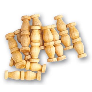 ARTESANIA LATINA 908544 Doppelsäule, Buchsbaum, 12 mm, 15 Stück