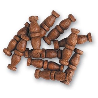 ARTESANIA LATINA 908547 Doppelsäule, Walnuss, 12 mm, 15 Stück