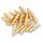 ARTESANIA LATINA 908550 Holznägel, Buchsbaum, Rundkopf, 10 mm, 20 Stück