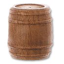 ARTESANIA LATINA 908571 Fass, Walnuss, 18 mm Durchmesser