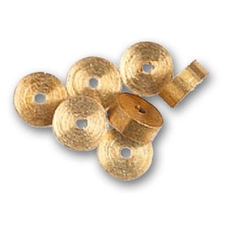 ARTESANIA LATINA 908646 Kanonenräder, Messing, 6,5 x 2,5 mm, 12 Stück