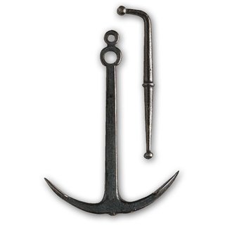 ARTESANIA LATINA 908707 Spanischer Anker, 50 x 35 mm, 2 Stück