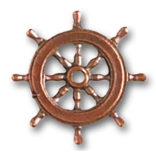 ARTESANIA LATINA 908713 Steuerrad aus Metall, 20 mm, 2 Stück