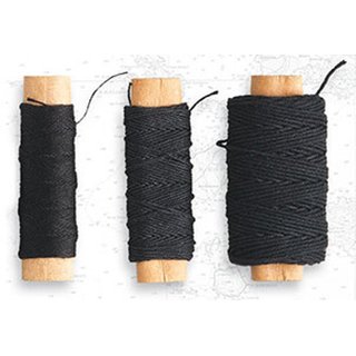 ARTESANIA LATINA 908813 Takelgarn, Schwarz, 0,75 mm, 20 Meter