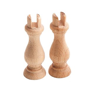 ARTESANIA LATINA 908814 Holz-Stütze, Birke, 4 mm, 2 Stück