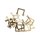 ARTESANIA LATINA 908831 U-Stütze, 7 x 7 mm, 15 Stück, Messing